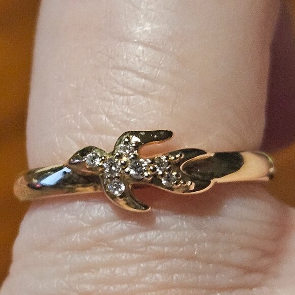 Monica Rich Kosann | Jewelry | Rare Monica Rich Kosann Fly Bird Diamond ...